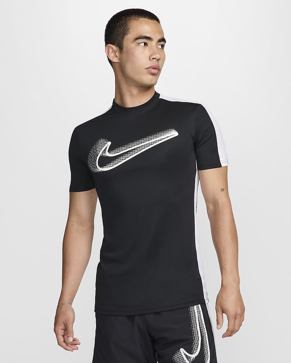 Nike academy t shirt black best sale